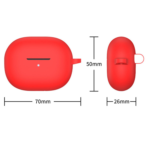 Earphone Silicone Protective Case for Xiaomi Redmi Buds 3 Lite(Red)