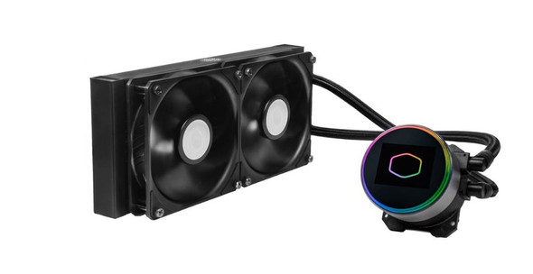 Cooler Master ML240 Vivid; 240mm liquid cooler; 2 x 120mm ARGB Fan