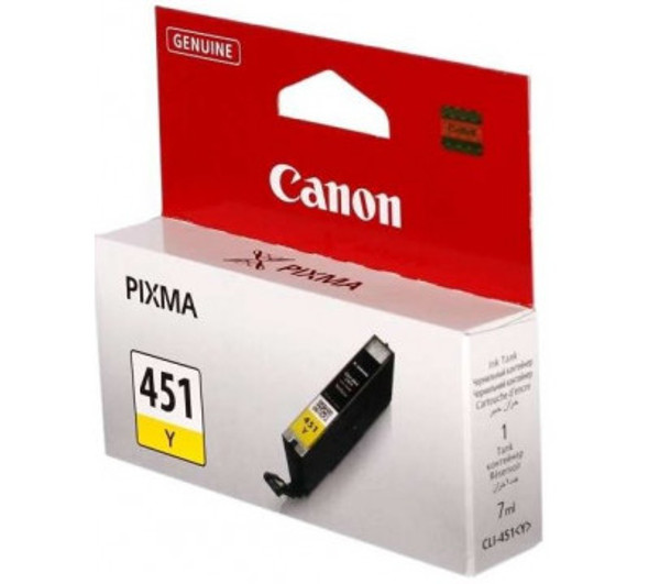 CANON CLI-451 YELLOW STD CARTRIDGE - 330 pages @ 5%