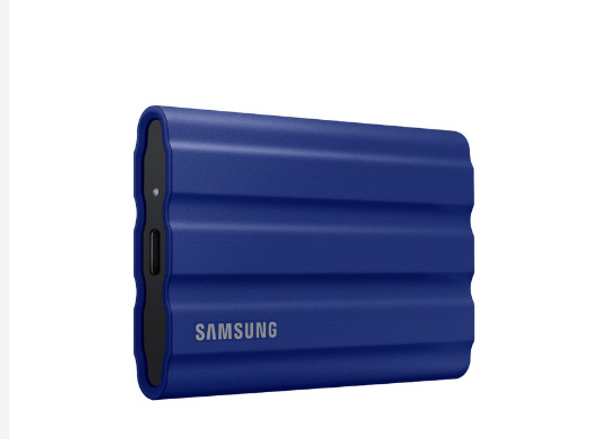 Samsung MU-PE2T0R T7  Shield Portable SSD 2 TB; USB 3.2 (Gen2; 10Gbps) backwards compatible - Blue