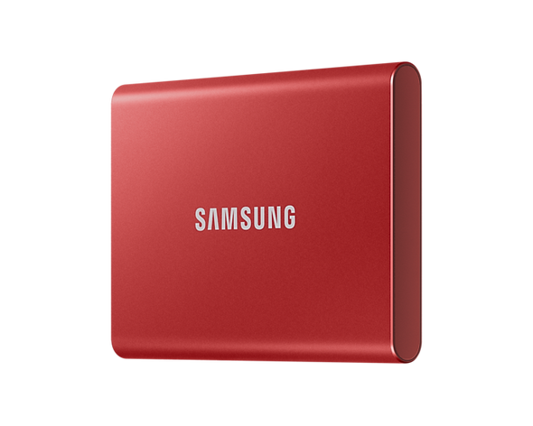 SAMSUNG T7 SHIELD 1 TB USB 3.2 PORTABLE RUGGEDISED SSD - RED