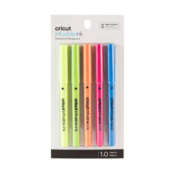 2006258 - Cricut Explore/Maker Infusible Ink Medium Point Pen Set 5-pack (Brights); .