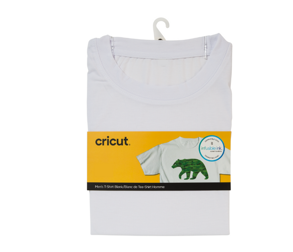 2007903: Cricut Infusible Ink Men's White T-Shirt (L)