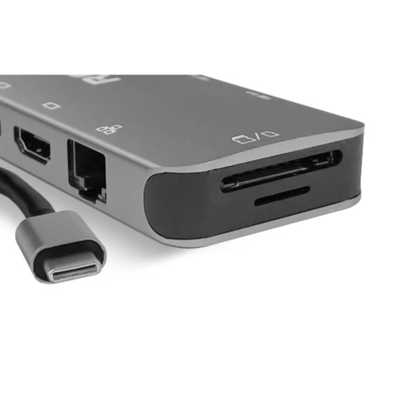 RCT DS-CN3270 USB TYPE C MOBILE DOCKING STATION WITH 2*HDMI 1*VGA 1*RJ45 3*USB3.0 2*USB2.0 SD&MICRO SD SLOT