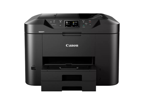 Canon Maxify MB2740-Print/Copy/Fax/Scan.24 ipm mono;15.5 ipm col;500 sheet handling;50 Sheet ADF; Auto Duplex;USB; WiFi;Ethernet