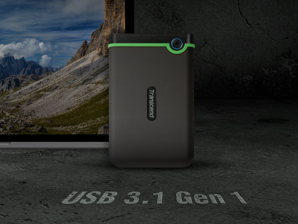 TRANSCEND 4TB STOREJET M3C 2.5'' USB TYPE C HDD SLIM IRON GREY