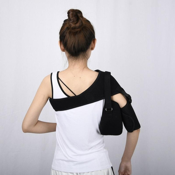 Lengthened Fixed + Shoulder Pad Style Shoulder Joint Fixation Belt Dislocation Stroke Hemiplegia Shoulder Support, Specification: One Size