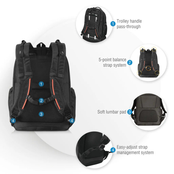 EVERKI EKP121 ATLAS BUSINESS BACKPACK 13'' TO 17.3''