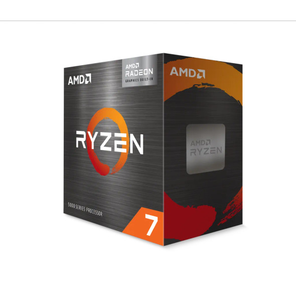 AMD CPU Desktop Ryzen 7 8C/16T 5700G (4.6GHz; 20MB;65W;AM4) box; with Wraith Stealth Cooler and Radeon Graphics