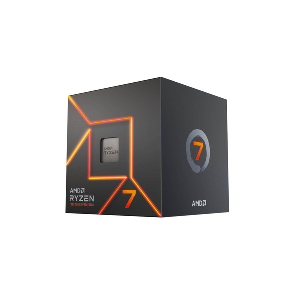 AMD Ryzen 7 7700 5nm SKT AM5 CPU; 8 Core/16 Thread Base Clock 3.8GHz; 32MB Cache; Radeon Graphics; Wraith Prism Cooler