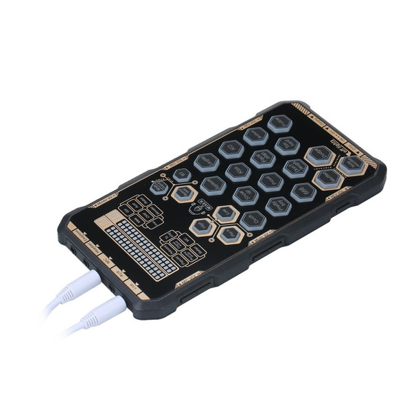 Live Sound Card Handheld Outdoor Portable DSP Sound Card Effect Device Audio Mixer Voice/Sound Changer Audio Card for Singing Live-streaming