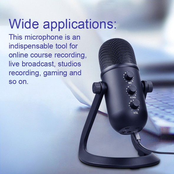 USB Microphone Noise-Cancelling Microphone for Streaming Podcasting Recording Mic