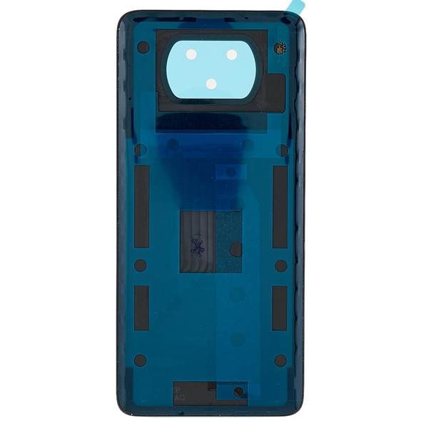 For Xiaomi Poco X3/Poco X3 NFC M2007J20CG, M2007J20CT OEM Battery Door Cover Replacement Part - Black