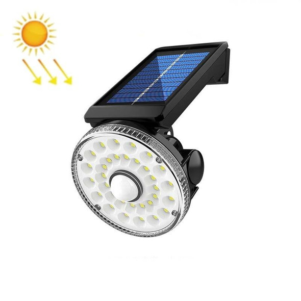 32 LED Solar Wall Light Outdoor Waterproof Human Body Induction Garden Lamp Street Light