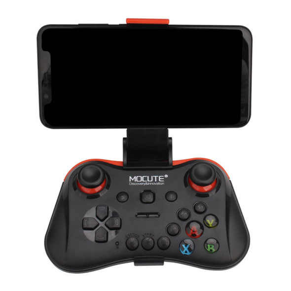 MOCUTE 056 Bluetooth Wireless Game Handle Android Joystick VR Joypad Mobile Controller for PUBG Smartphone TV Box PC + Support