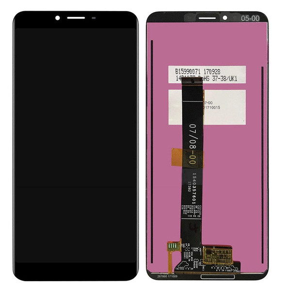 LCD Screen And Digitizer Full Assembly - Meizu E3 (Black)