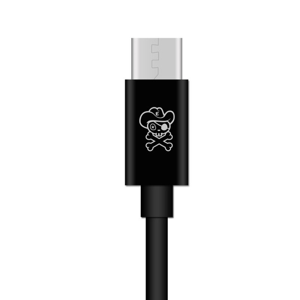 HAT PRINCE HC-13 USB Type-C to 3.5mm Jack Aux Audio + Type-C Female Charging Port Cable Adapter - Black