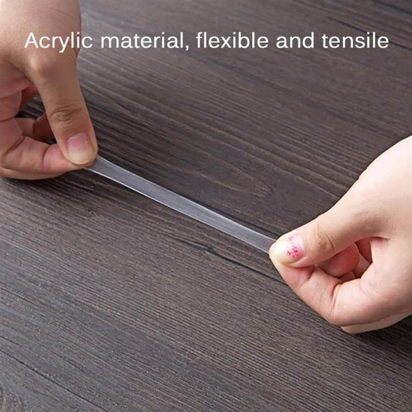 1000 PCS 8x0.5mm Round Transparent Double-Sided Adhesive Tape Waterproof Traceless Acrylic Glue