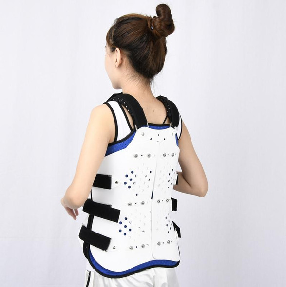 Adjustable Thoracolumbar Fixation Brace And Waist Protector,Style: Standard Model (Without Airbag), Specification: One Size