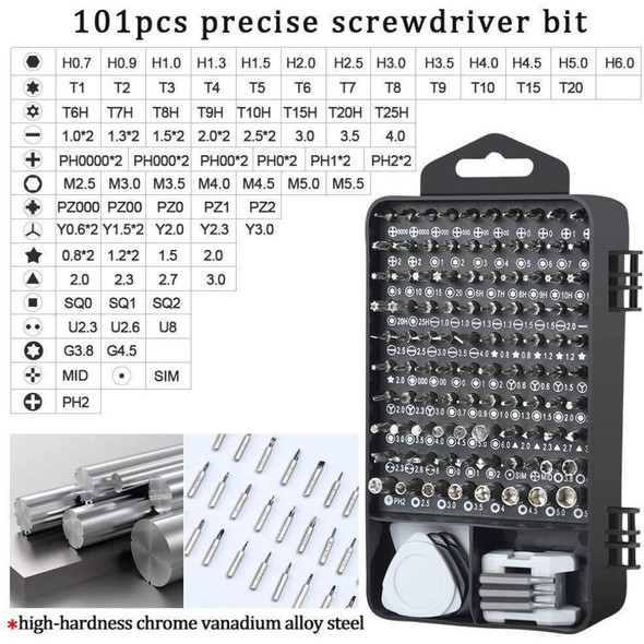 122-in-1 Precision Screwdriver Set Multi Function Electronics Mobile Phone Repair Tool Kit
