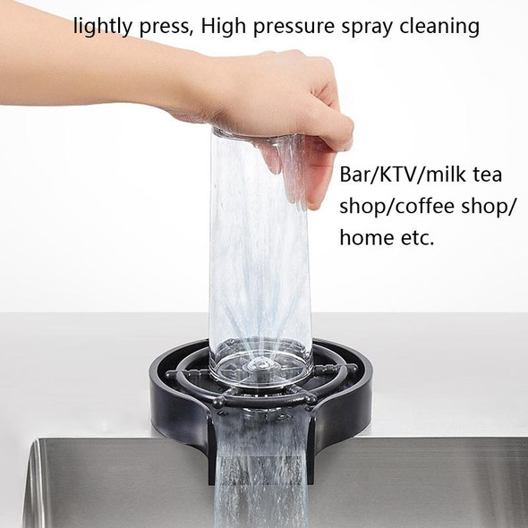 Automatic Faucet High Pressure Spray Washer, Style: 304 Stainless Steel+Soft Hose+G9/16 Three-way