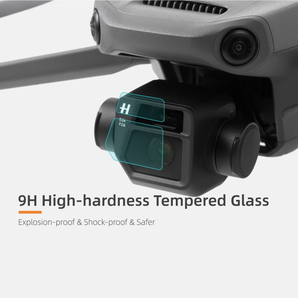 SUNNYLIFE M3-BHM121 1 Set Explosion-proof Tempered Glass Camera Lens Protector Film Cover for DJI Mavic 3