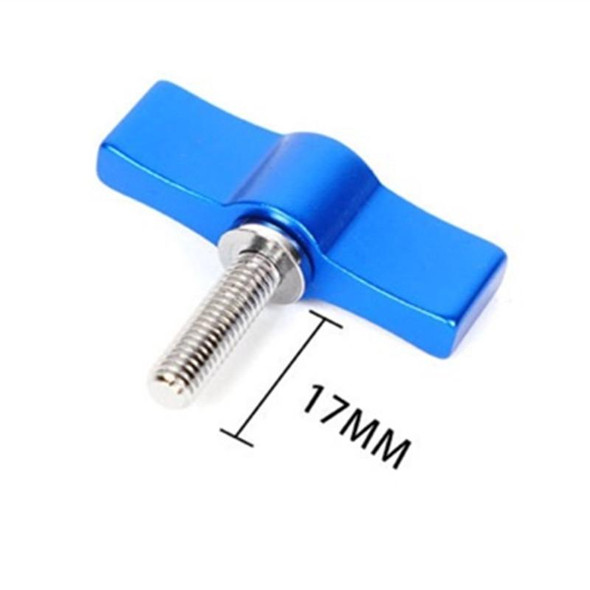 10PCS T-shaped Screw Multi-directional Adjustment Hand Screw Aluminum Alloy Handle Screw, Specification:M4(Red)