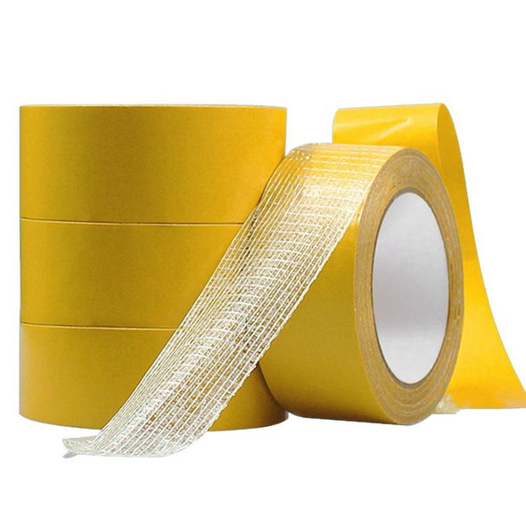 8mmx50 m Double-sided Fiberglass Grid Sticky Adhesive Fiber Transparent Mesh Tape