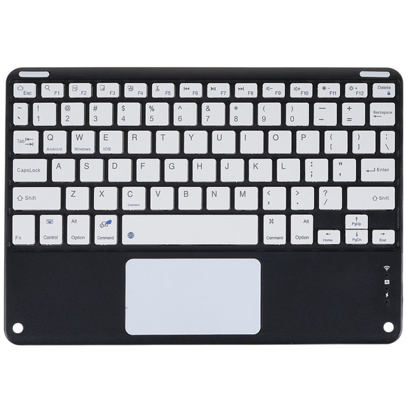 X7 10 Inch Ultrathin Bluetooth Keyboard Portable Magnetic Wireless Keyboard with TouchPad for Tablets Mobile Phones - Black