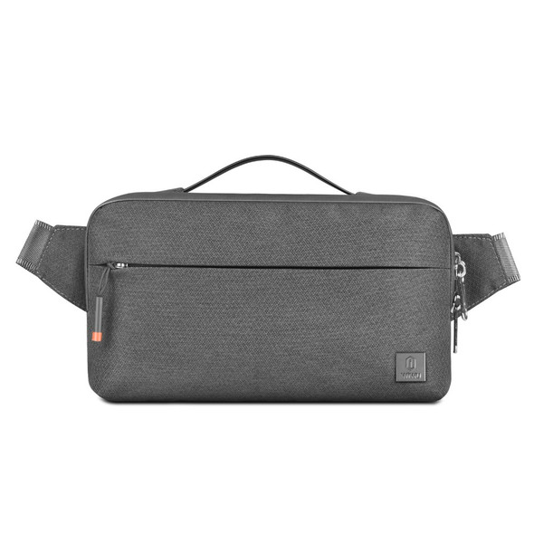 WIWU Outdoor Chest Bag Large Capacity Waterproof Waist Fanny Pack - Grey