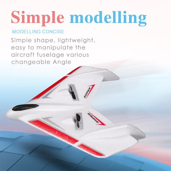 RC Airplane Ready to Fly 2.4GHz 2CH Small Plane Mustang Toy Gift for Kids Boys Beginner - with 1 Battery