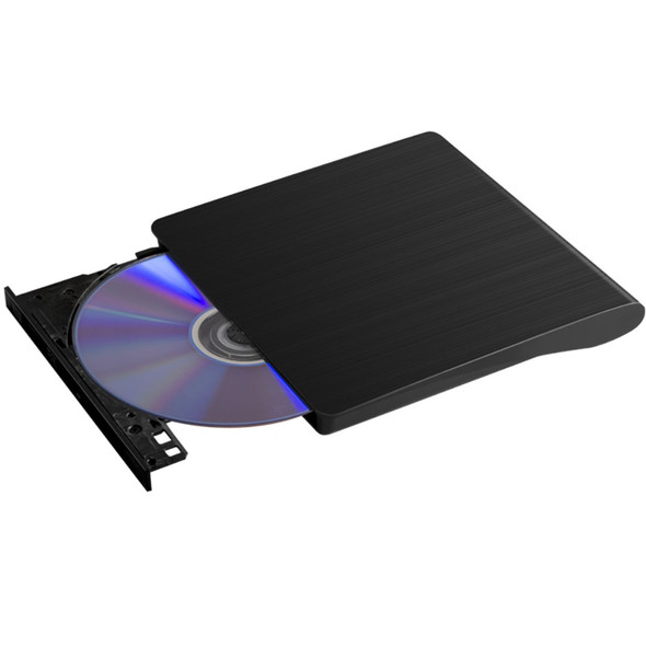 Brushed External CD Drive Portable CD DVD +/-RW Drive DVD/CD ROM Rewriter Burner Writer for Laptop Desktop PC