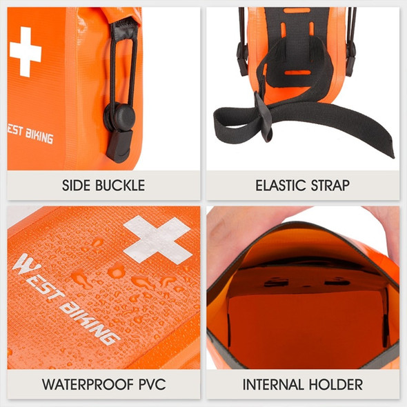 WEST BIKING YP0707300 First Aid Kit Emergency Medical Supplies Waterproof Cycling Bag Outdoor Survival Kit for Camping Hiking Travel