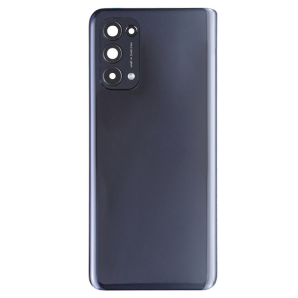 For Oppo Reno5 5G / Find X3 Lite PEGM00, PEGT00, CPH2145 OEM Back Battery Housing Cover with Camera Ring Lens Cover Part - Black