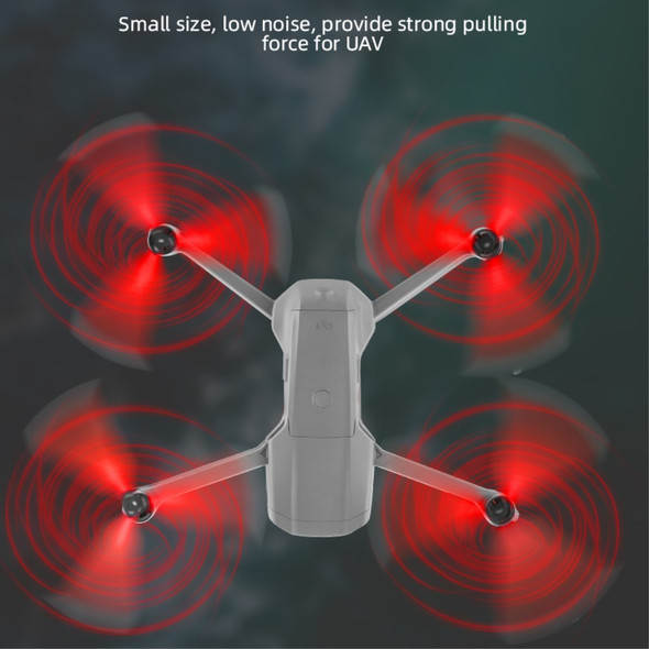 EWB9031 2 Pairs Quick Release Three-blade Propeller Noise Reduction Blade Propeller for DJI Mavic Air 2/Air 2S Drone - Black