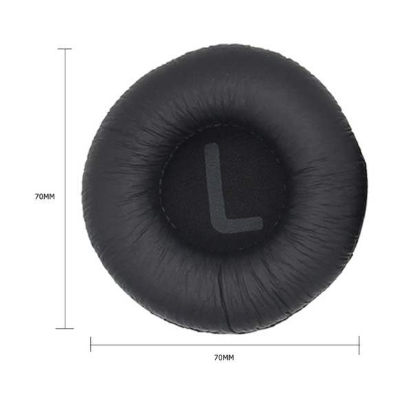 1 Pair Soft Earpads Foam Ear Pads Cushion Cover for JBL Tune 500BT 600BTNC T450BT Headphones - Black