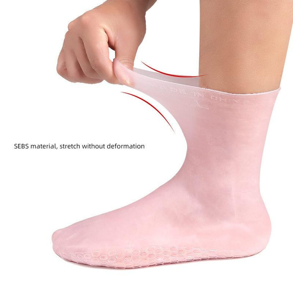 Sole Honeycomb Shock-absorbing Pressure-relieving Foot Beach Socks, Size: S(Skin Color)