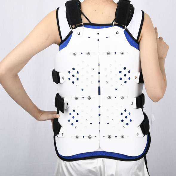 Adjustable Thoracolumbar Fixation Brace And Waist Protector,Style: Double Airbag, Specification: One Size
