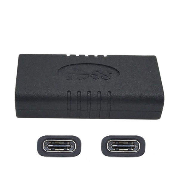 10Gbps USB 3.1 Type-C USB-C 24Pin Female to Female Extension Adapter for Cell Phone & Laptop