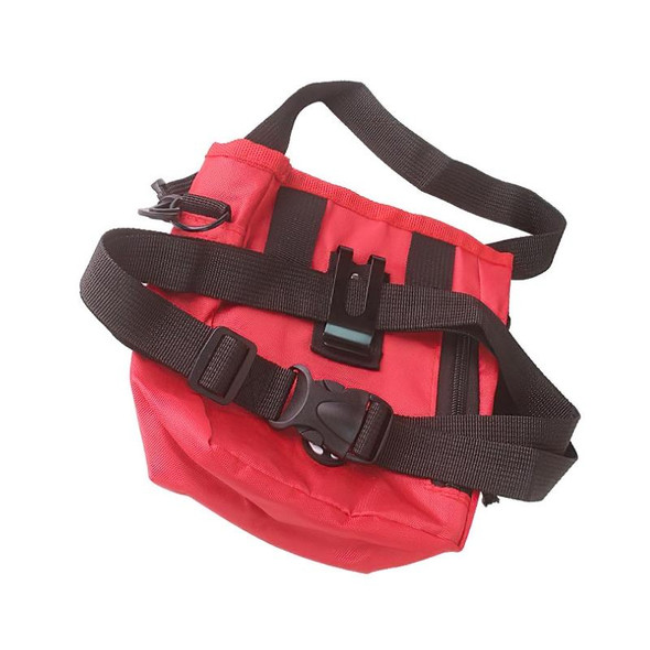 Pet Training Bag Snack Bag Outdoor Waist Bag Portable Two-In-One Foldable Multifunctional Bag(Black)