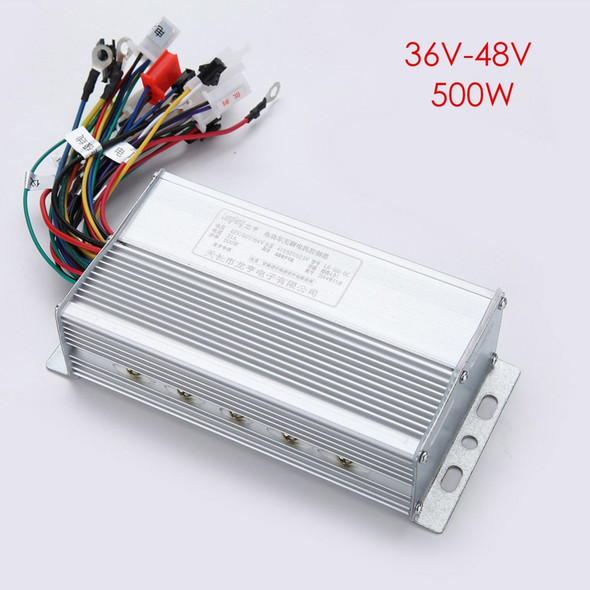 36-48V 500W DC Motor Speed Controller Brushless Direct Current Motor Control Box for Electric Bicycle Scooter