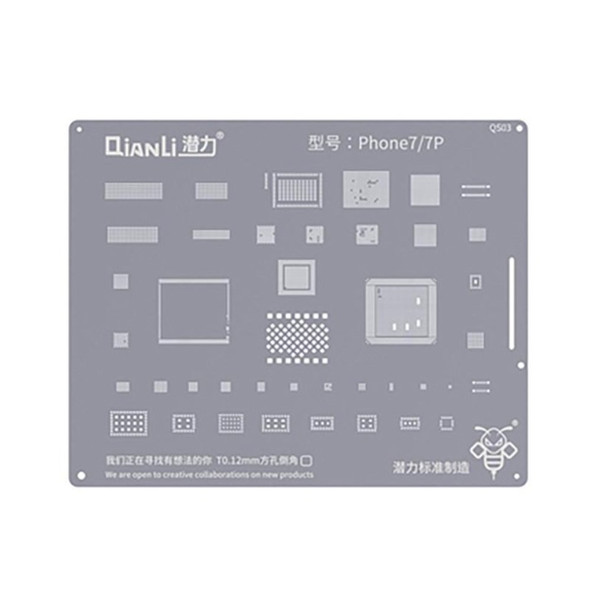 Bumblebee Stencils IC Chip BGA Reballing Stencil Solder Template for iPhone 7/7 Plus