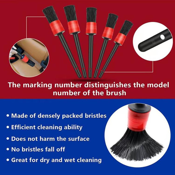 19 PCS / Set Car Wheel Cleaning Brush Interior Detail Brush