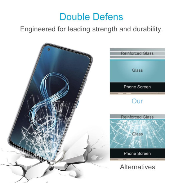 Asus Zenfone 8 50 PCS 0.26mm 9H 2.5D Tempered Glass Film