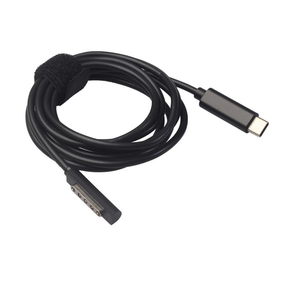 Type-C PD Cable Power Supply Charger Adapter Cord for Microsoft Surface Pro 1/2/Surface RT