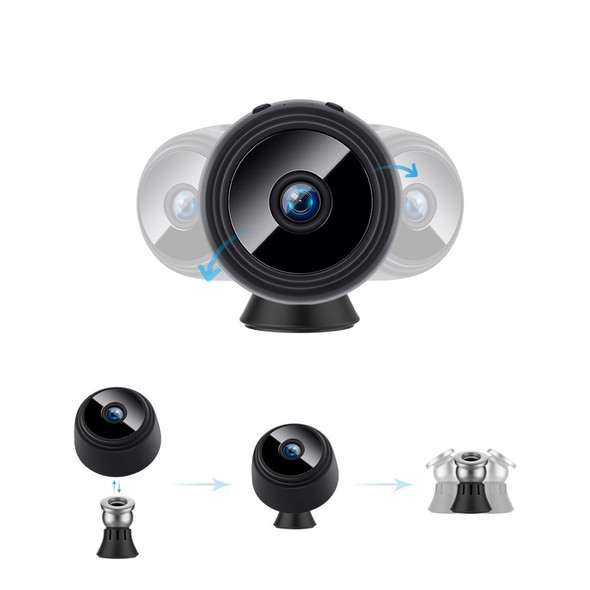 W9 WiFi Mini Camera HD 1080P Night Vision Motion Detection Home Security Camcorder Wireless Surveillance Camera