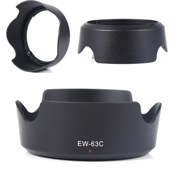 EW-63C SLR Camera Reversible Design Lens Hood Case Cover for Canon EF-S 18-55mm