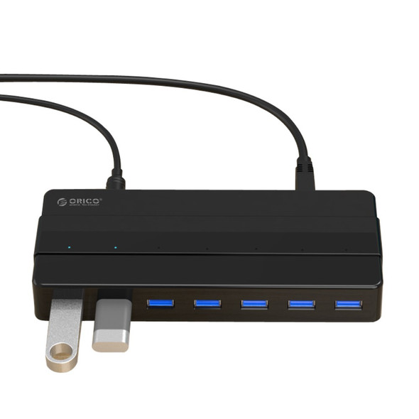 ORICO H7928-U3 7 Ports USB 3.0 Desktop HUB with 12V/2A Power Adapter - US Plug