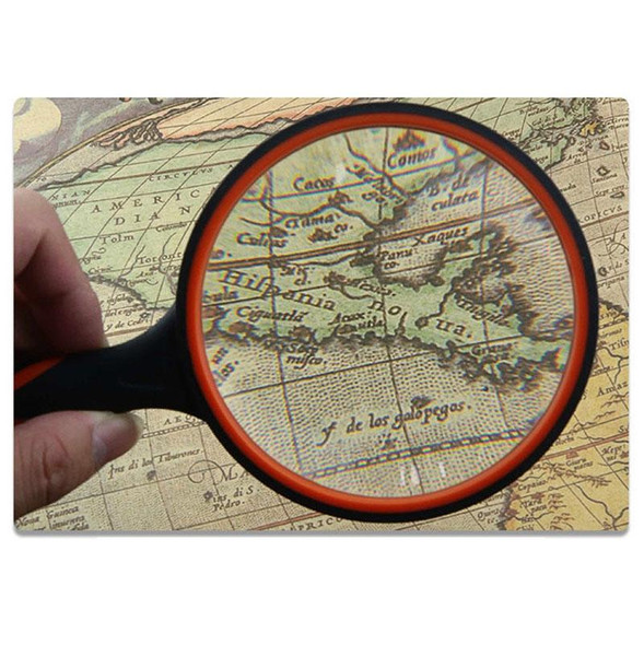 10X HD Optical Lens Handheld Magnifying Glass, Specification: 75mm