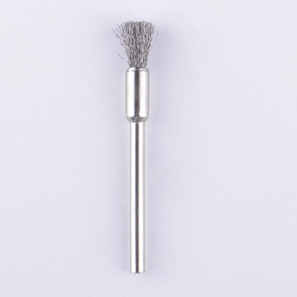 10 PCS Wire Brush Metal Descaling Polishing Brush To Remove Oxide Layer Flat Polishing Brush, Style:Pen Shape 35MM